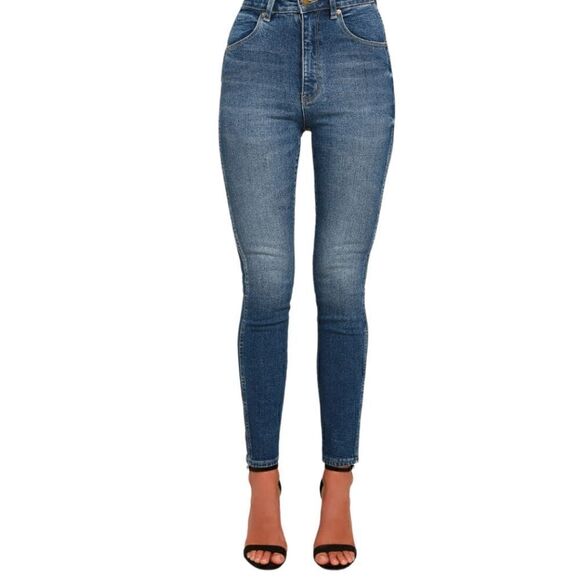Like New ROLLA'S East Coast Ankle High Rise Super Skinny Jeans Size 29 - Picture 1 of 8
